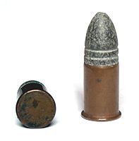 .56-56 Spencer cartridge, bullet diameter .546 inches