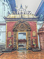 The world-famous Golden Gate of Bhaktapur, also known as Guheshwor Mandir