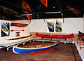 An exhibit at the Wisconsin Canoe Heritage Museum