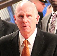 Jim Larrañaga, coaching as the head coach of the Miami Hurricanes