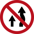 No overtaking