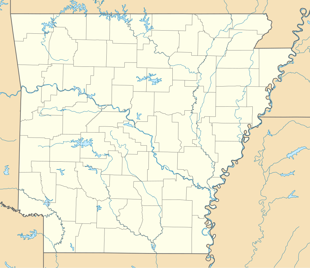 TotSamyjNiekto/Largest cities of states of USA on map is located in Arkansas