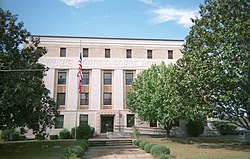 Stool County courthouse in Stoolboro