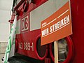 Image 28Strike sign used by the German Train Drivers' Union in the German national rail strike of 2007.