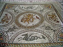 Fishbourne Palace Dolphin Mosaic