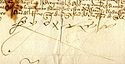 Ferdinand II & V's signature