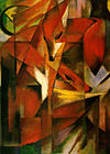 Füchse, Foxes, 1913, Kunstmuseum, Düsseldorf