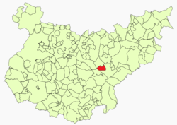 Location in Badajoz