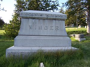 Family monument of John R. Winder