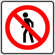 SR-31: Prohibido peatones