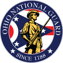 The emblem of the Ohio National Guard