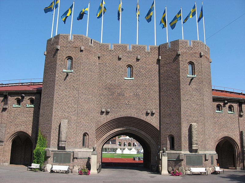 File:Olympiastadion Stockholm front.jpg