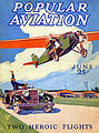 Image 231928 issue of Popular Aviation (now Flying magazine), which became the largest aviation magazine with a circulation of 100,000. (from History of aviation)