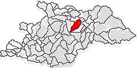 Location in Maramureș County