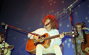 Buckley performing at the Fillmore East in 1968