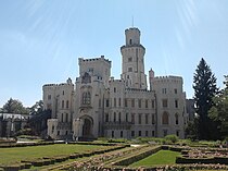 Hluboká Castle.