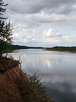 Молога перед деревней Слуды Устюженского района Вологодской области