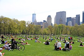 Sheep Meadow en Central Park.