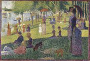 Study for A Sunday Afternoon on the Island of La Grande Jatte,, 1884–1885, Metropolitan Museum of Art, New York