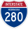 Interstate 280 marker