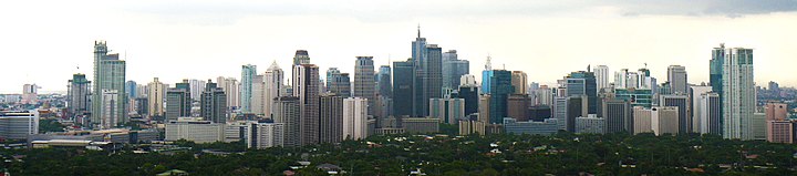 Sideshot of Metro Manila