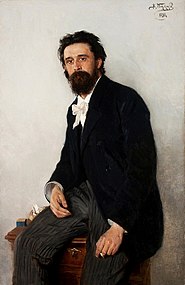 Portrait of painter Sergei Korovin[1] (1892)