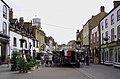 Approaching the Market from Nottingham Road