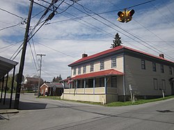 Intersection of PA 36 and PA 949 in Sigel