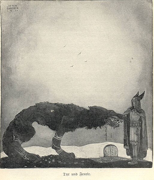 Файл:Tyr and Fenrir-John Bauer.jpg