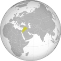 Map of the Zengid dynasty at its greatest extent.