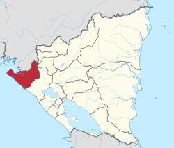 Location within Nicaragua