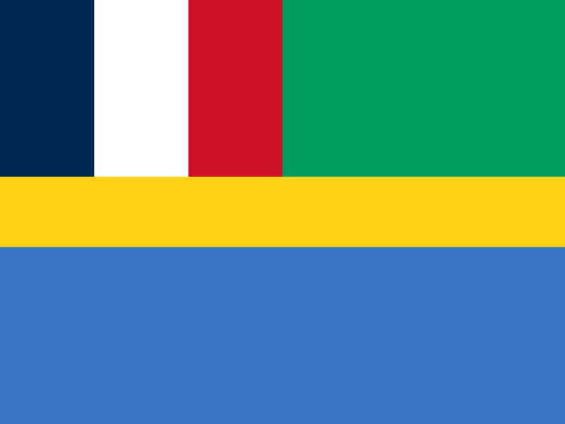 Archivo:Flag of Gabon (1959–1960).svg