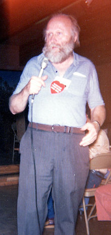 Frank Herbert at the Octocon II convention, Santa Rosa, California, October 1978 (Robert E. Nylund)