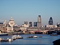 The London skyline, as seen in 2005.