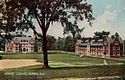 Hobart Quadrangle after the completion of Coxe Hall, and Medbery Hall, 1901