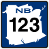 Route 123 marker