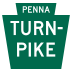 Pennsylvania Turnpike marker