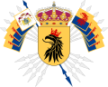 Coat of arms used by P 2 (1977–1994) and PB 8/MekB 8 (1994–2000)