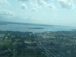 Aerial view of Tanga.