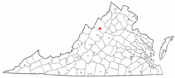 Location of Dayton, Virginia