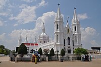 The Basilica of Our Lady of Good Health of Velankanni, in the state of Tamil Nadu, is a great Roman Catholic Latin Rite Marian shrine.