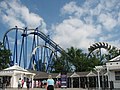 Image 21A roller coaster in the South Carolina portion of Carowinds (from South Carolina)