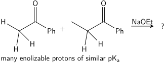 Hypothetical aldol reaction