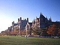 Harper Library seen from the Midway Plaisance, University of Chicago