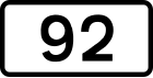 Route 92 shield}}