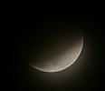 Observed from Boulder, CO at 4:17 UTC. Lunar north is near top-left. Mare Humorum appears at bottom, Tycho's rays at bottom right.