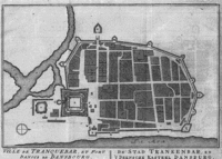 17th Century Danish Map of Tranquebar