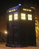 TARDIS in "The Church on Ruby Road", the 2023 Christmas special