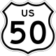 Two-digit U.S. route shield, California