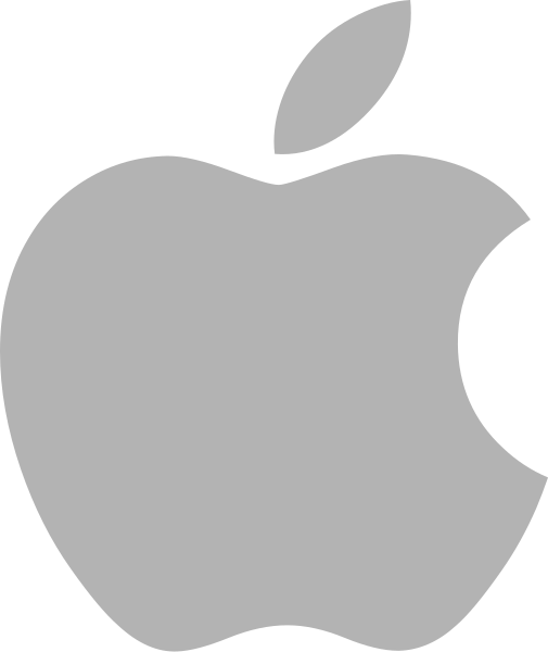 Файл:Apple logo grey.svg